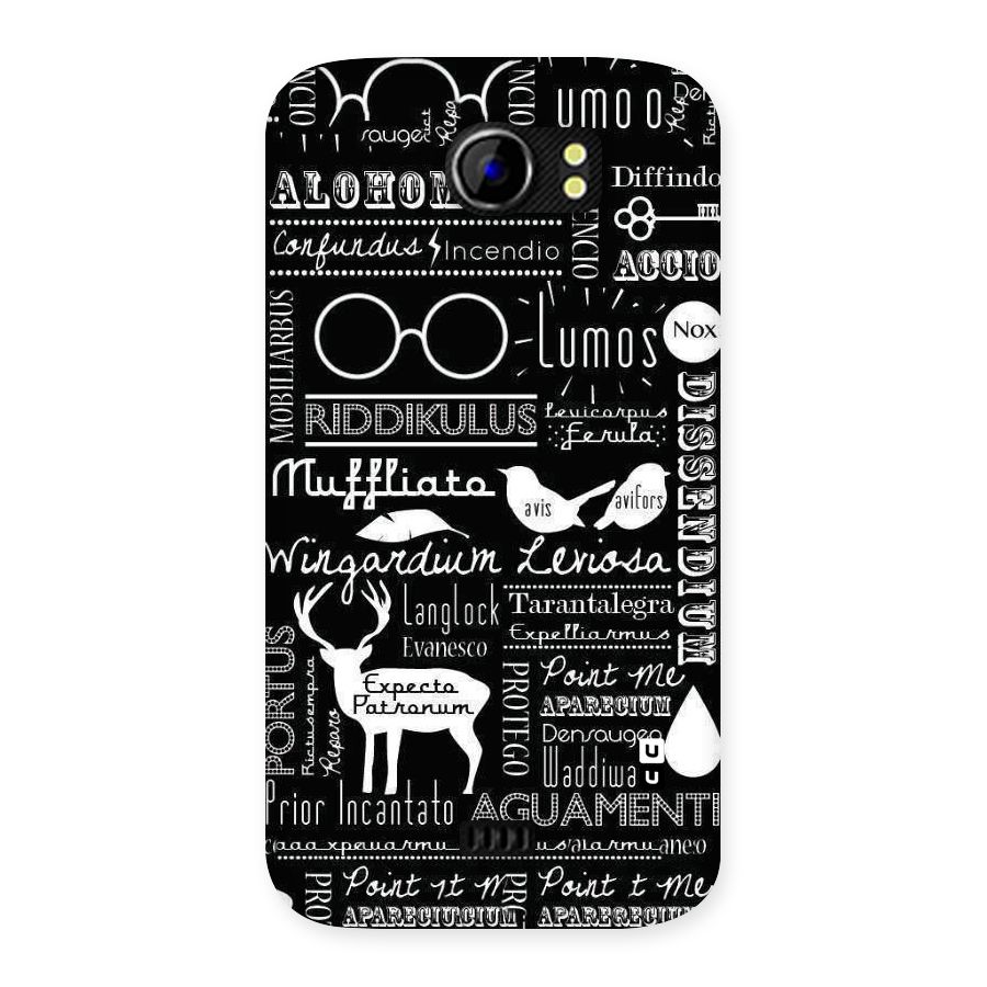 Deer Key Spell Back Case for Micromax Canvas 2 A110