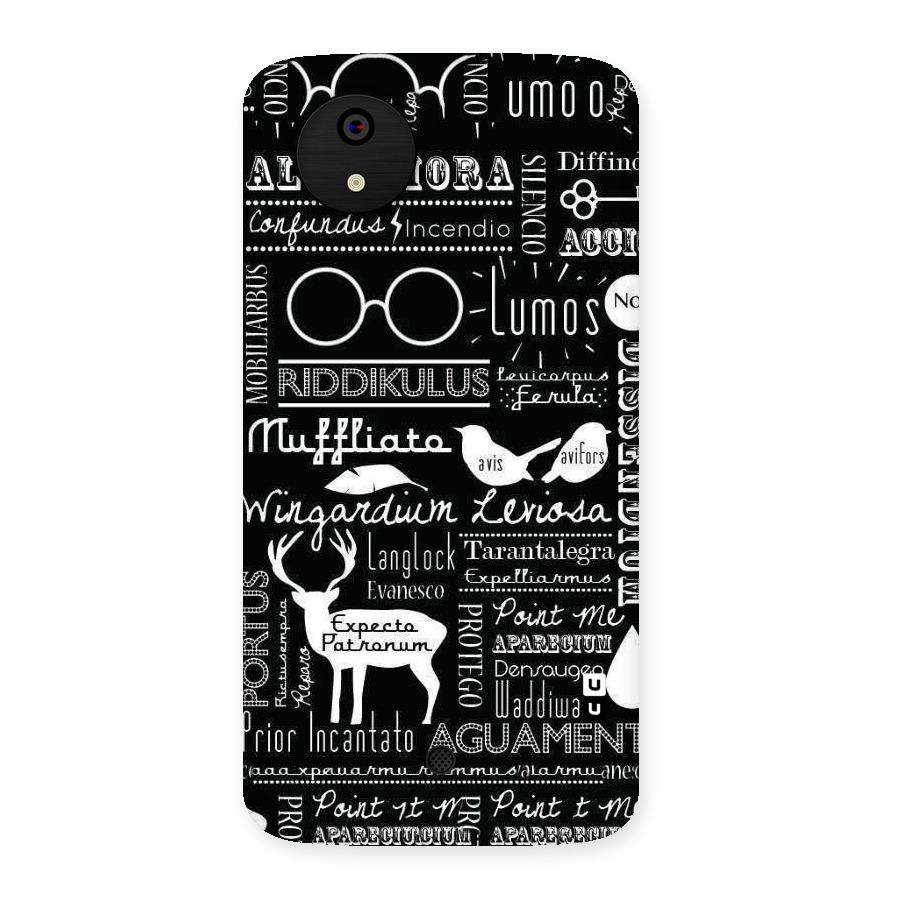 Deer Key Spell Back Case for Micromax Canvas A1