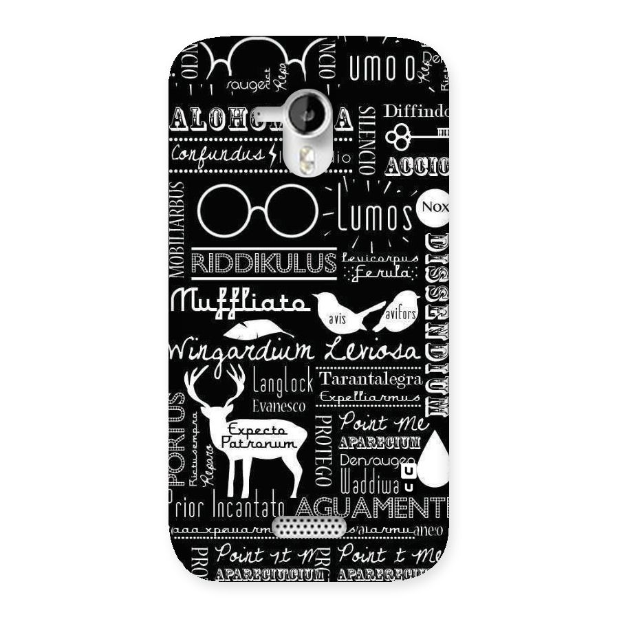 Deer Key Spell Back Case for Micromax Canvas HD A116