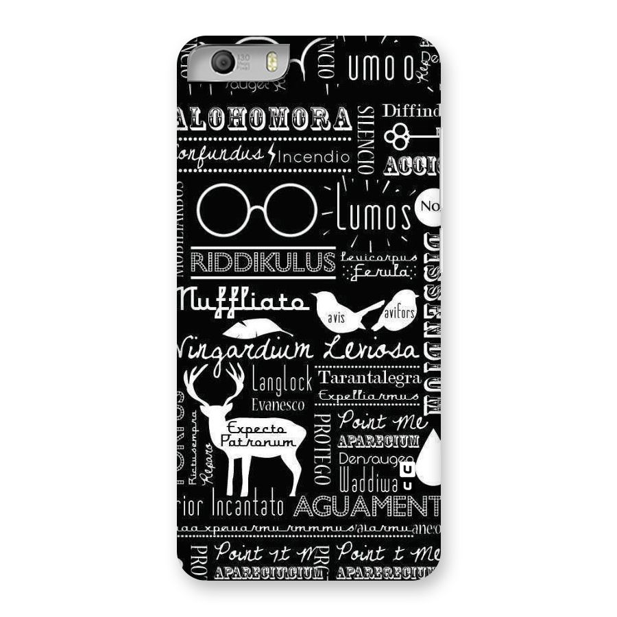 Deer Key Spell Back Case for Micromax Canvas Knight 2