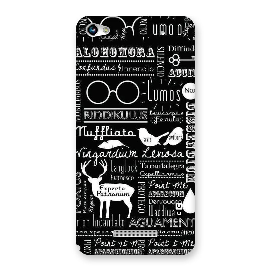 Deer Key Spell Back Case for Micromax Hue 2