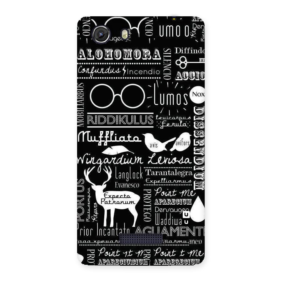 Deer Key Spell Back Case for Micromax Unite 3