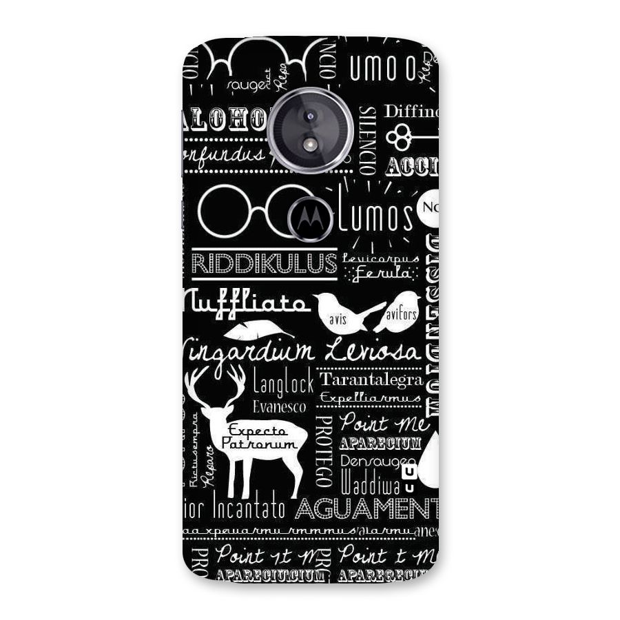 Deer Key Spell Back Case for Moto E5