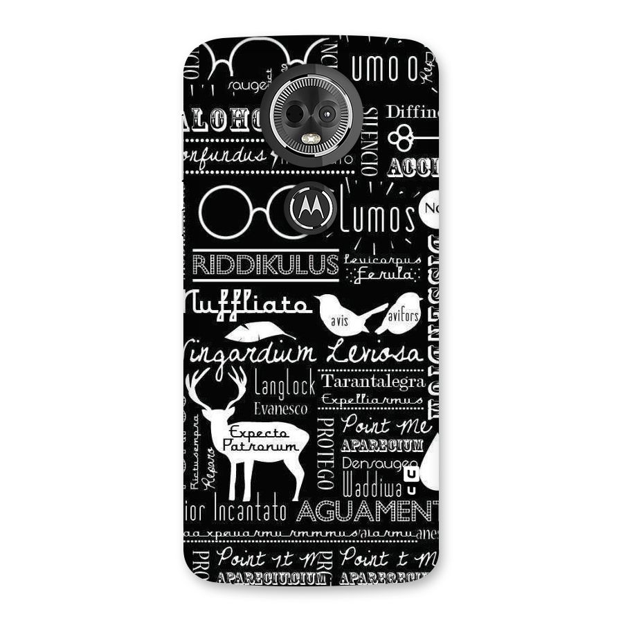 Deer Key Spell Back Case for Moto E5 Plus