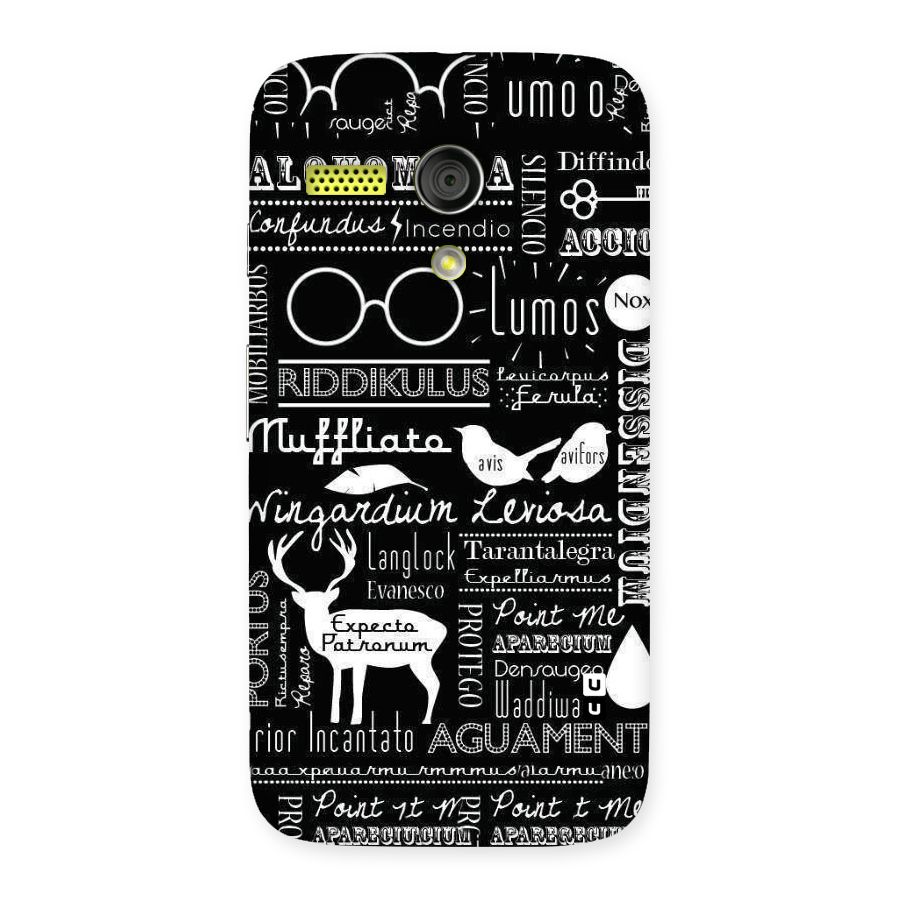 Deer Key Spell Back Case for Moto G