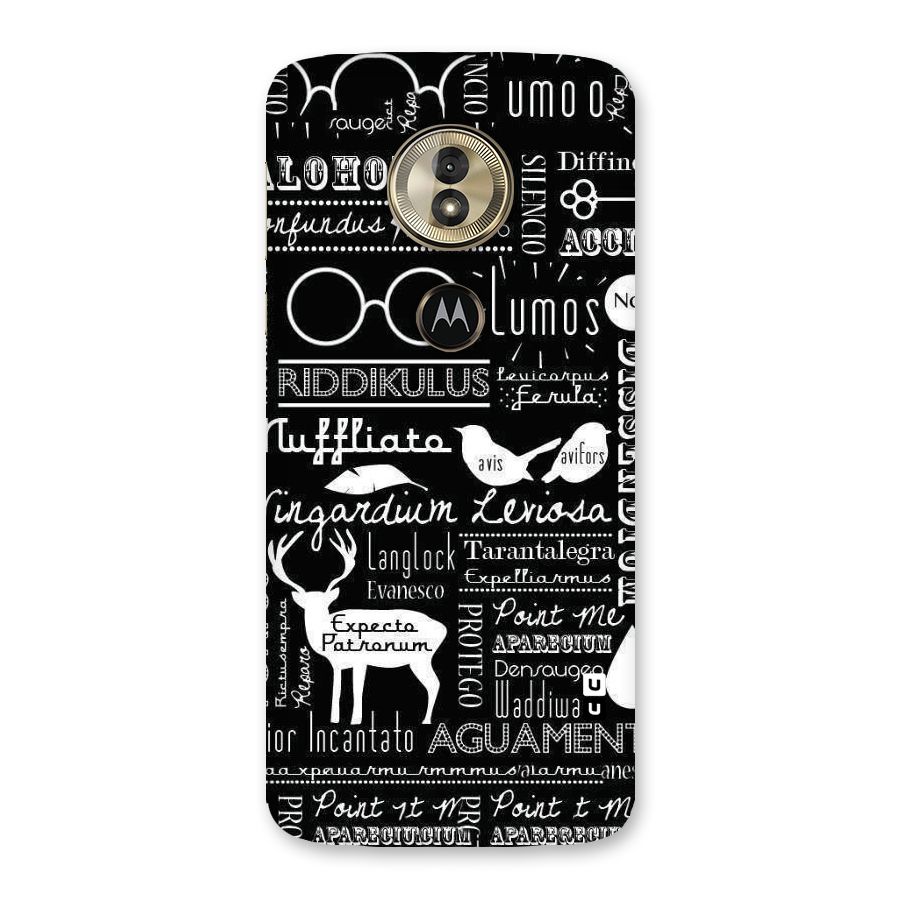 Deer Key Spell Back Case for Moto G6 Play