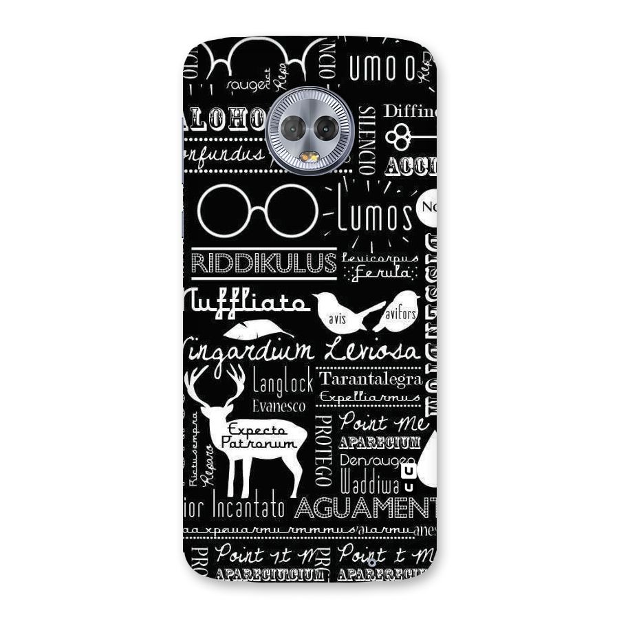 Deer Key Spell Back Case for Moto G6 Plus
