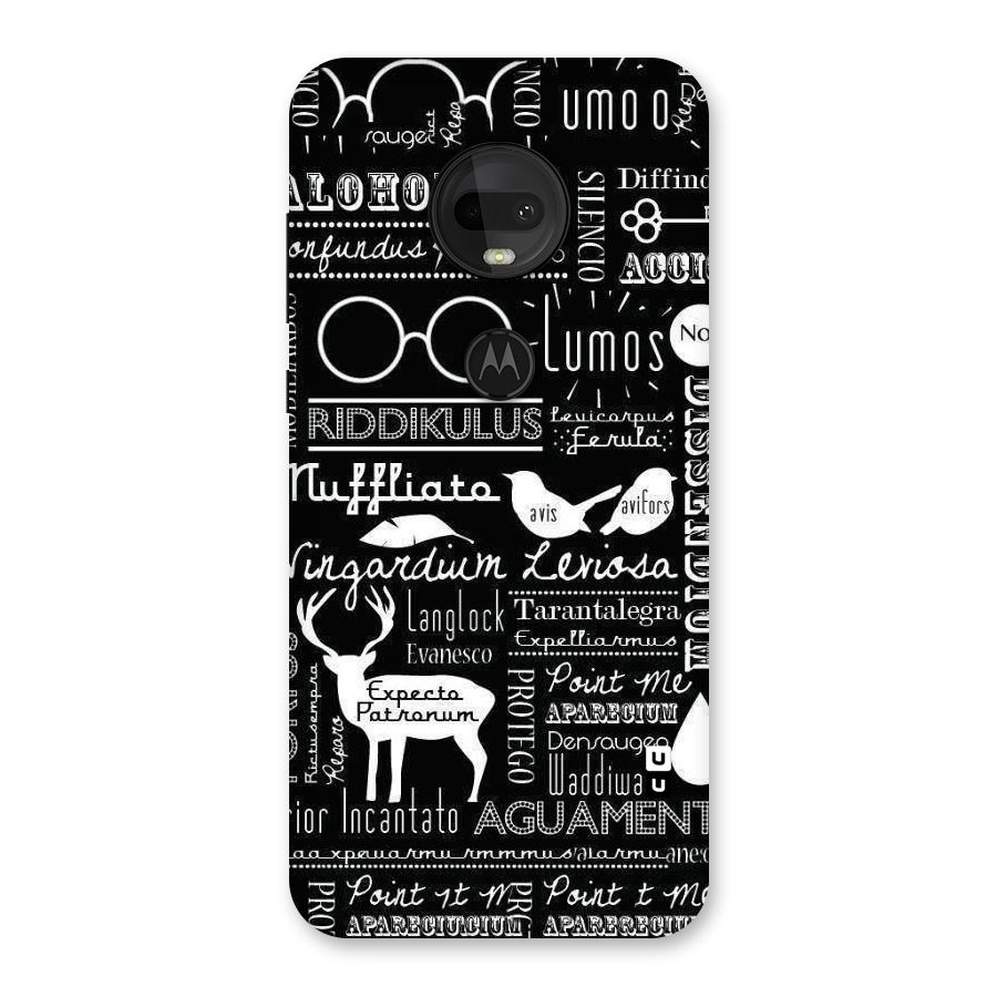 Deer Key Spell Back Case for Moto G7