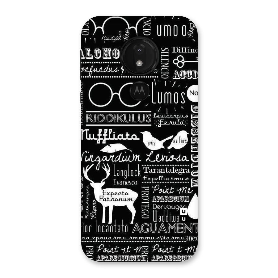 Deer Key Spell Back Case for Moto G7 Power