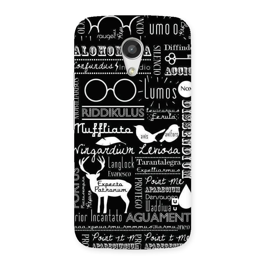 Deer Key Spell Back Case for Moto G 2nd Gen