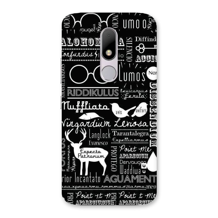 Deer Key Spell Back Case for Moto M