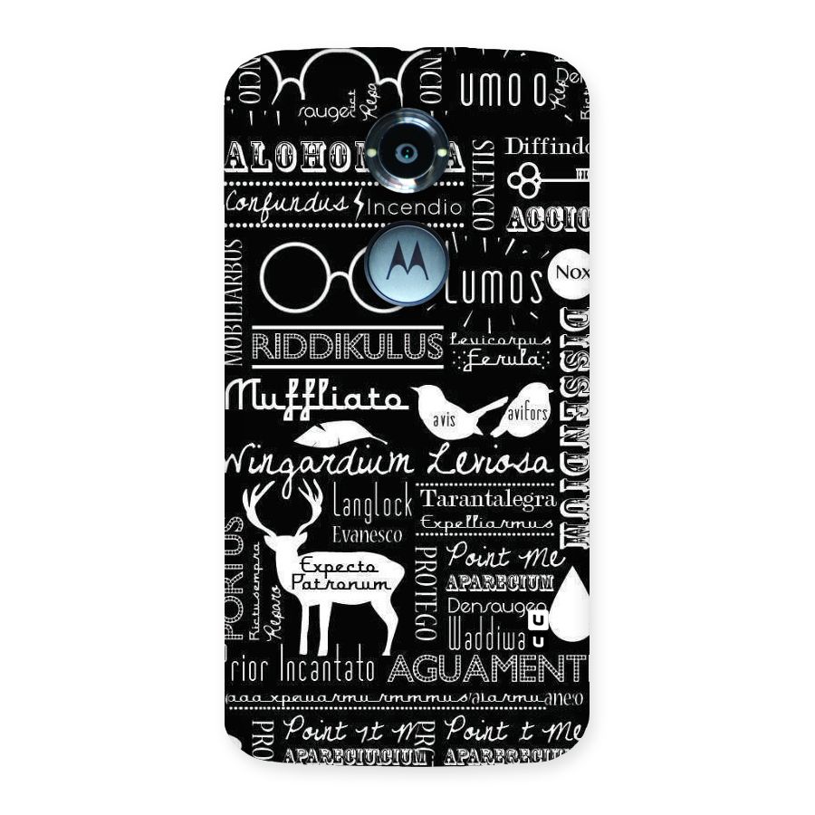 Deer Key Spell Back Case for Moto X 2nd Gen