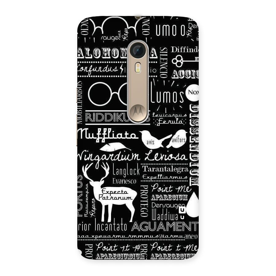 Deer Key Spell Back Case for Motorola Moto X Style