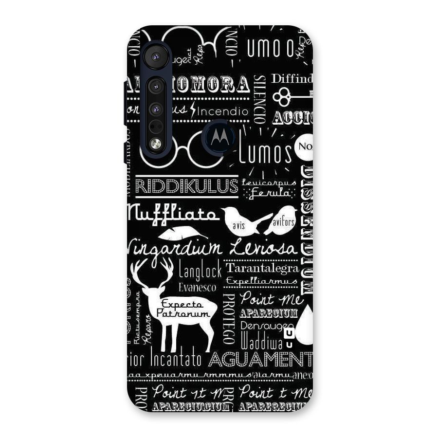 Deer Key Spell Back Case for Motorola One Macro