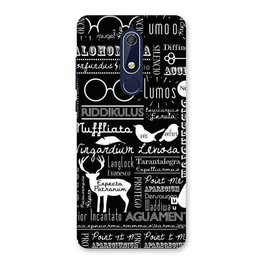 Deer Key Spell Back Case for Nokia 5.1