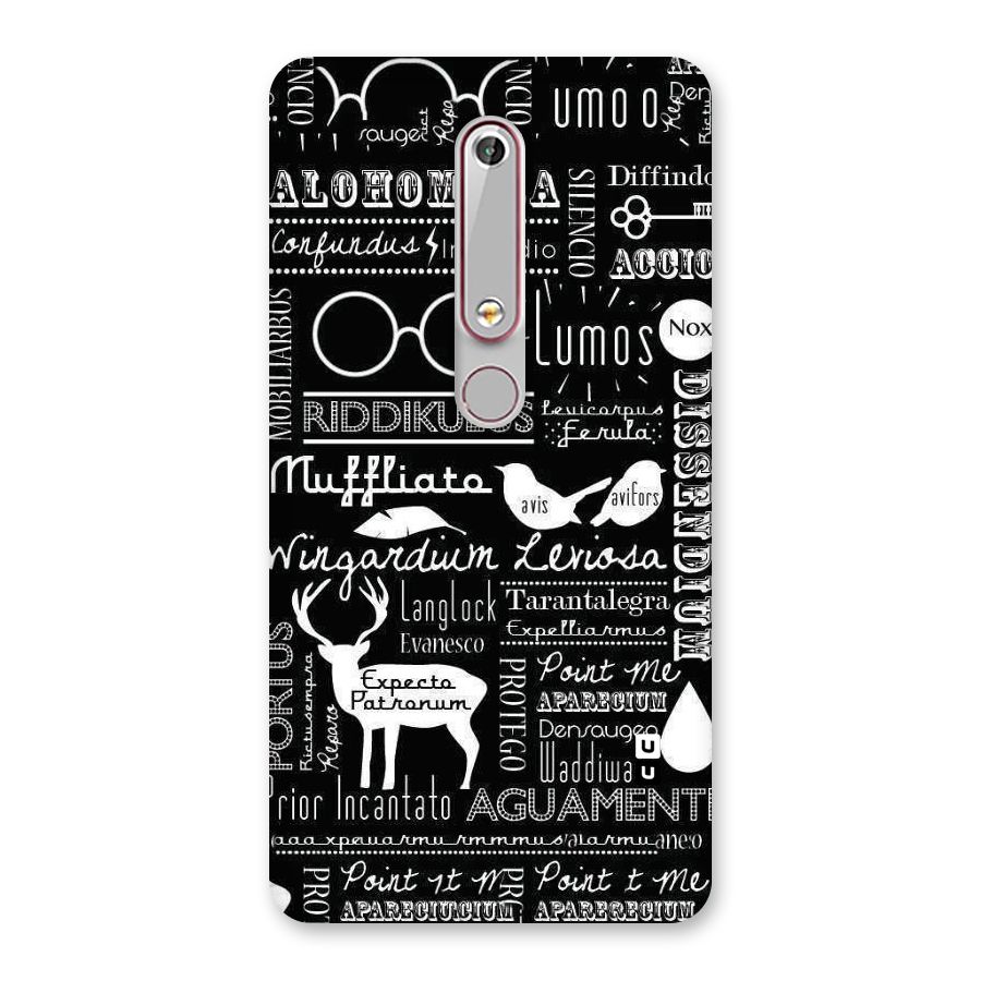 Deer Key Spell Back Case for Nokia 6.1
