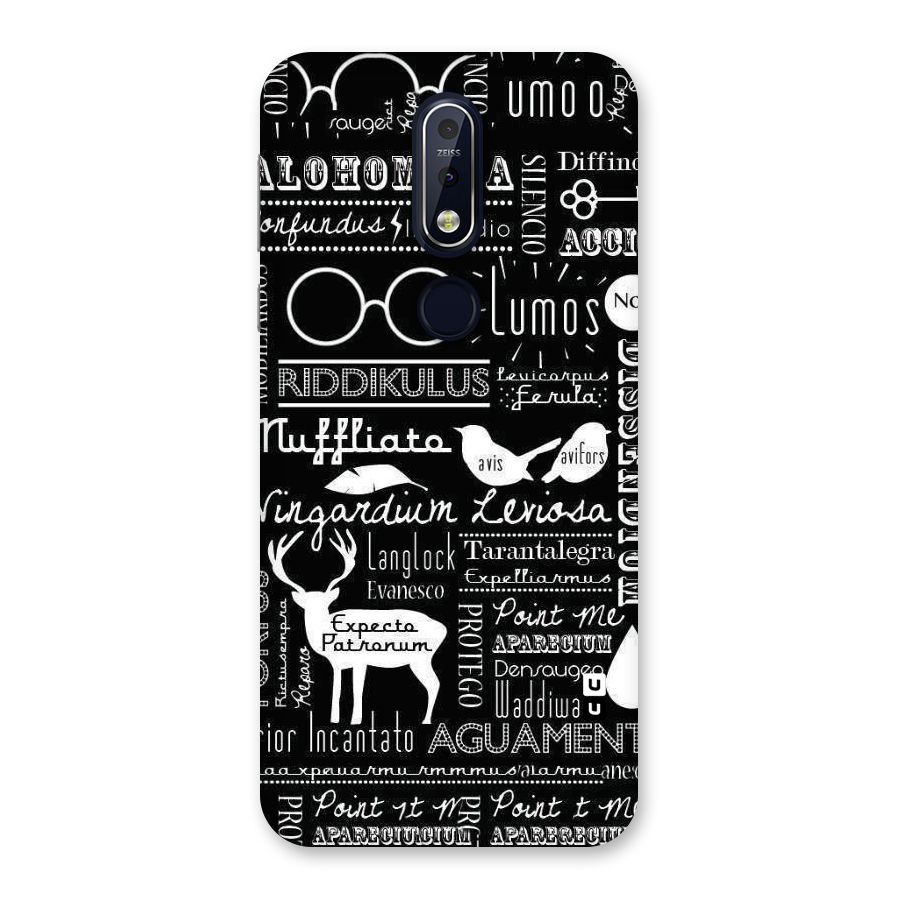 Deer Key Spell Back Case for Nokia 7.1
