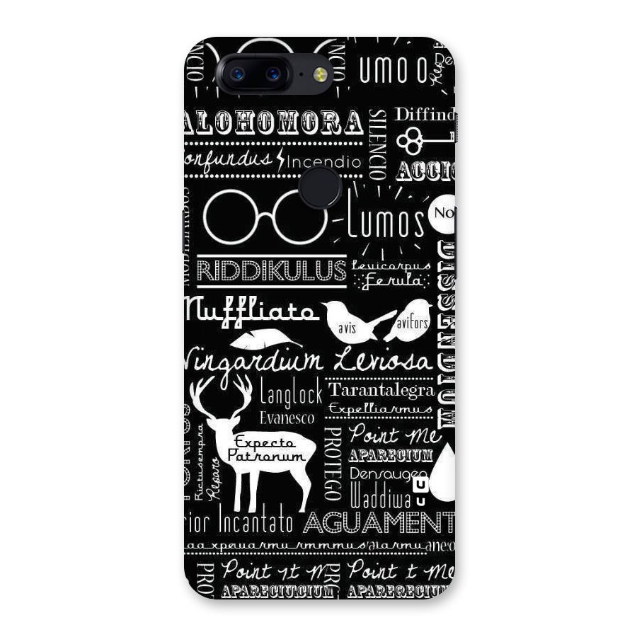 Deer Key Spell Back Case for OnePlus 5T