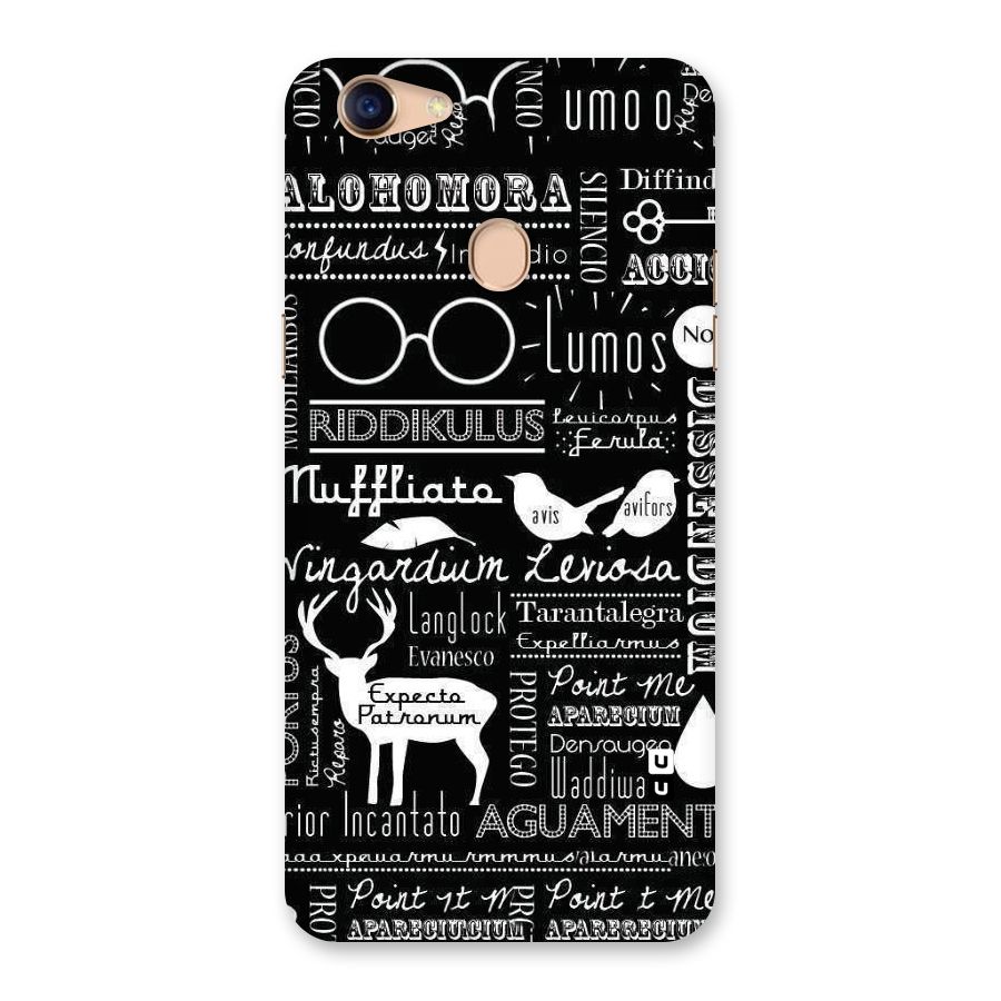 Deer Key Spell Back Case for Oppo F5 Youth