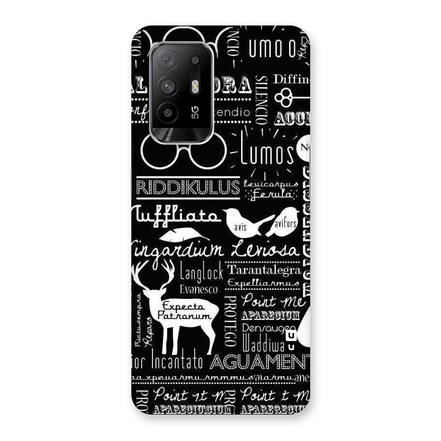 Deer Key Spell Back Case for Oppo F19 Pro Plus 5G