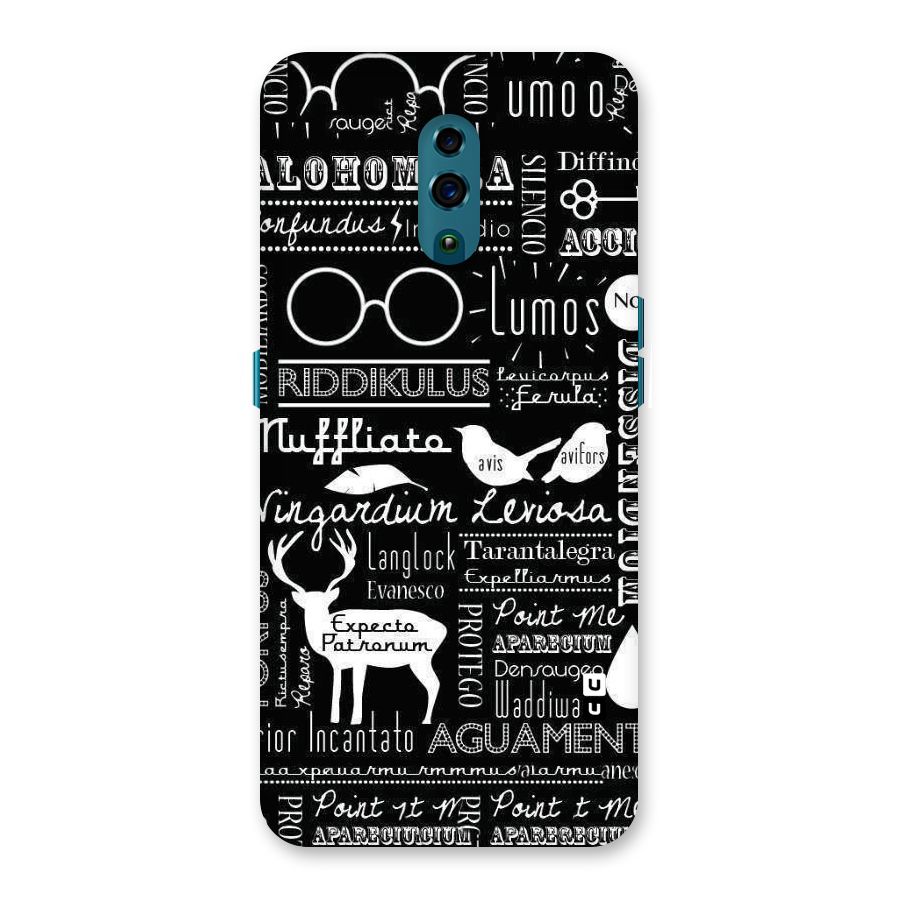 Deer Key Spell Back Case for Oppo Reno