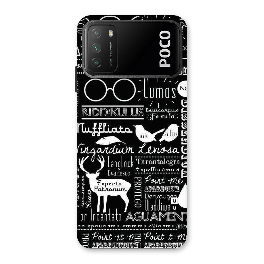 Deer Key Spell Back Case for Poco M3