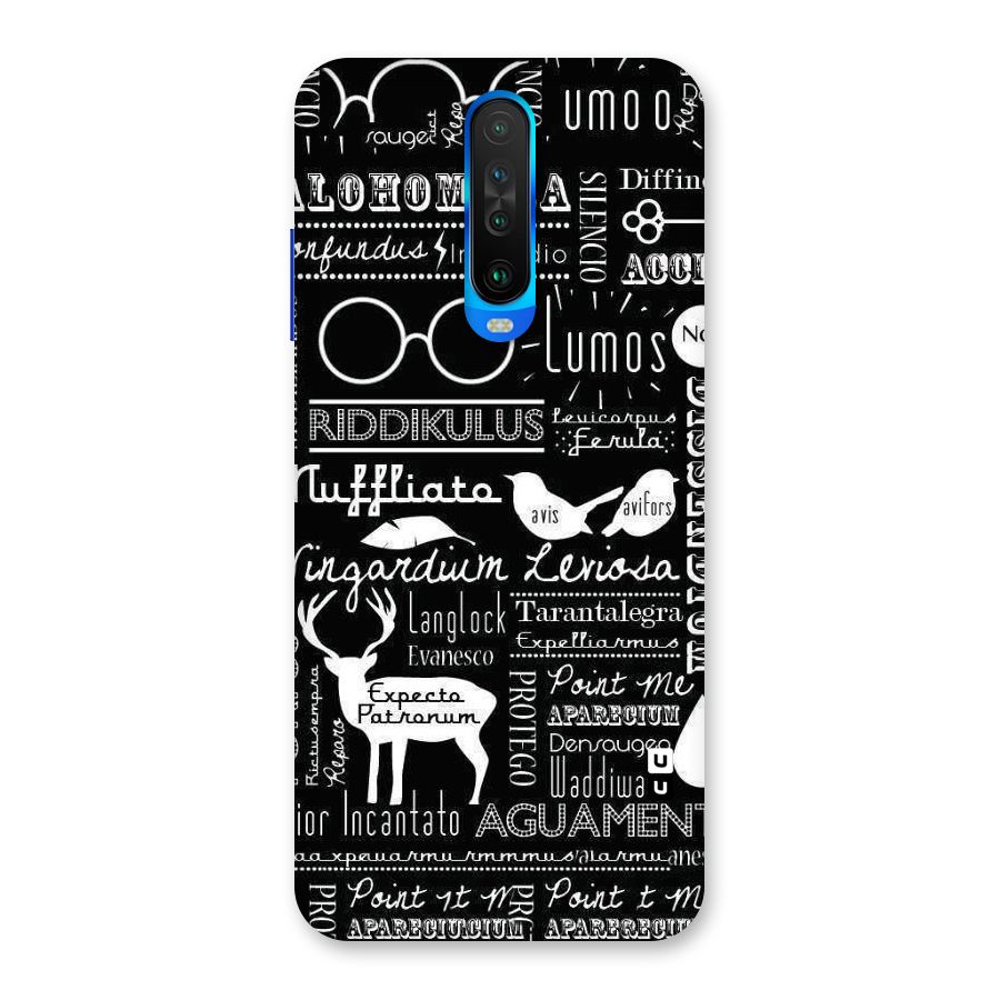 Deer Key Spell Back Case for Poco X2