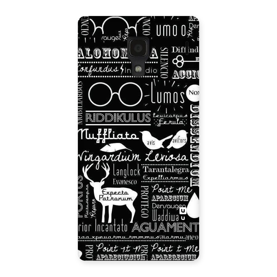 Deer Key Spell Back Case for Redmi 1S