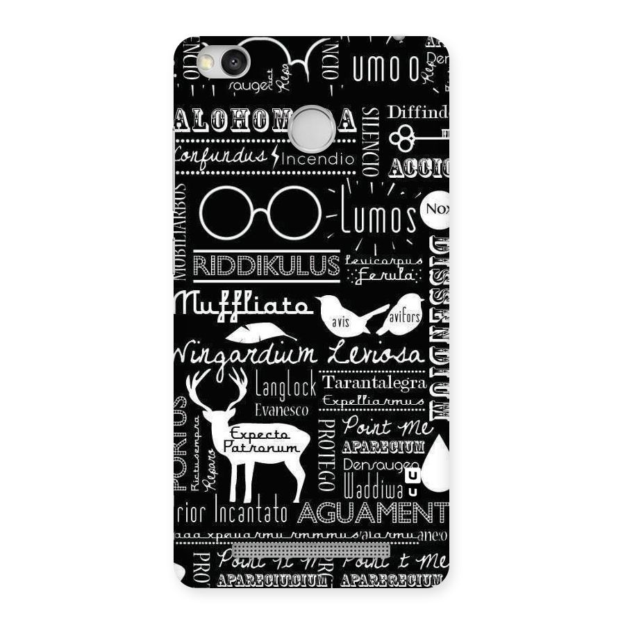 Deer Key Spell Back Case for Redmi 3S Prime