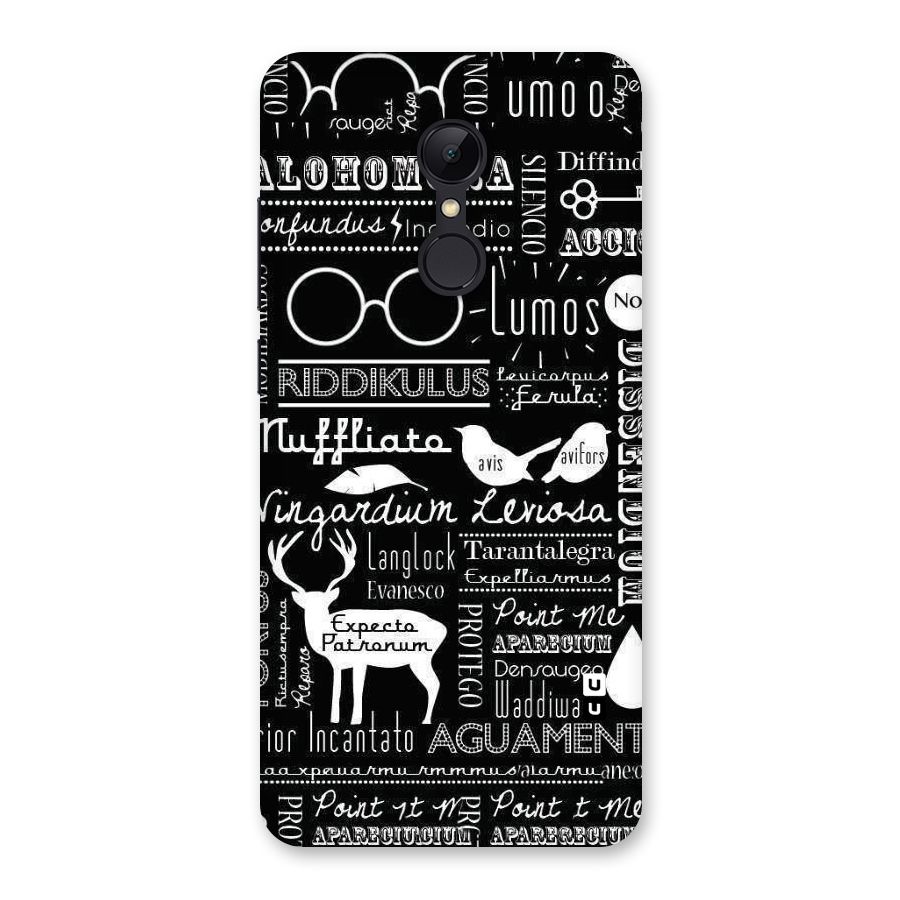 Deer Key Spell Back Case for Redmi 5