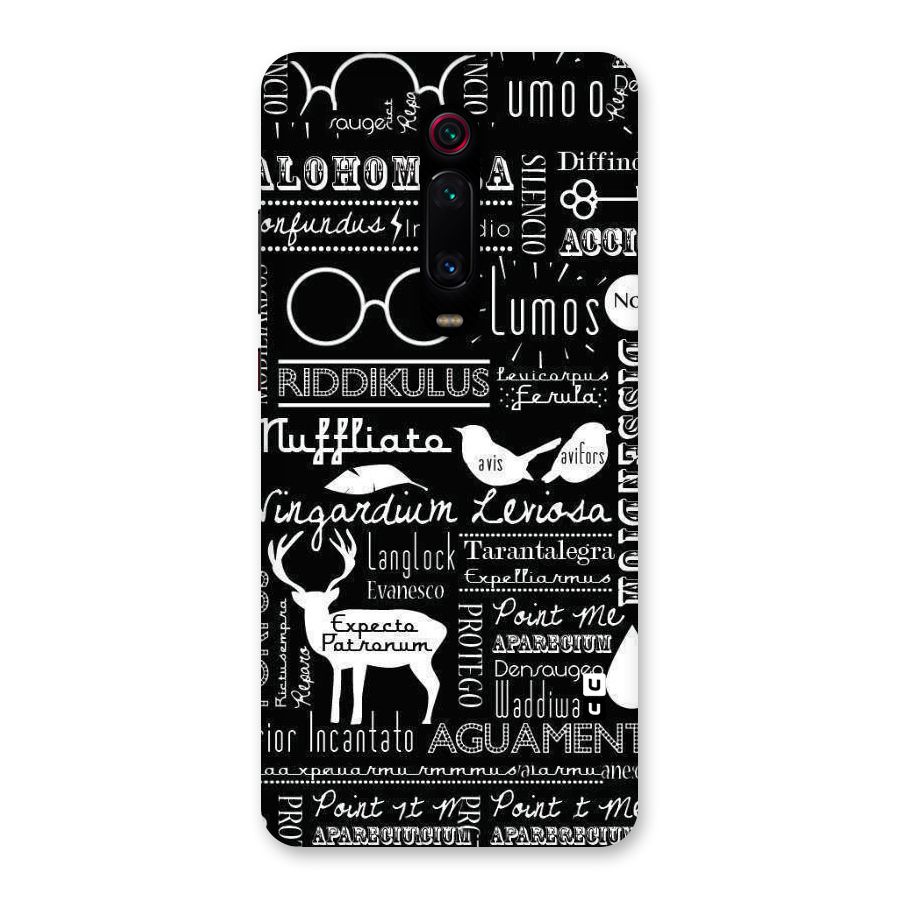Deer Key Spell Back Case for Redmi K20 Pro