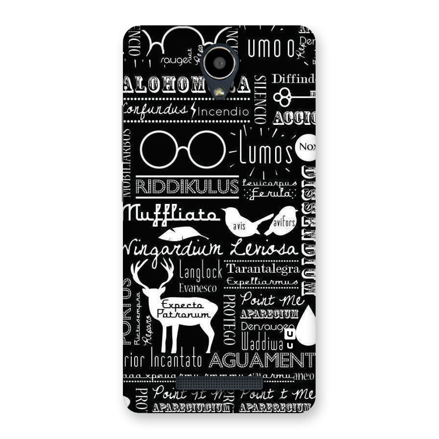 Deer Key Spell Back Case for Redmi Note 2