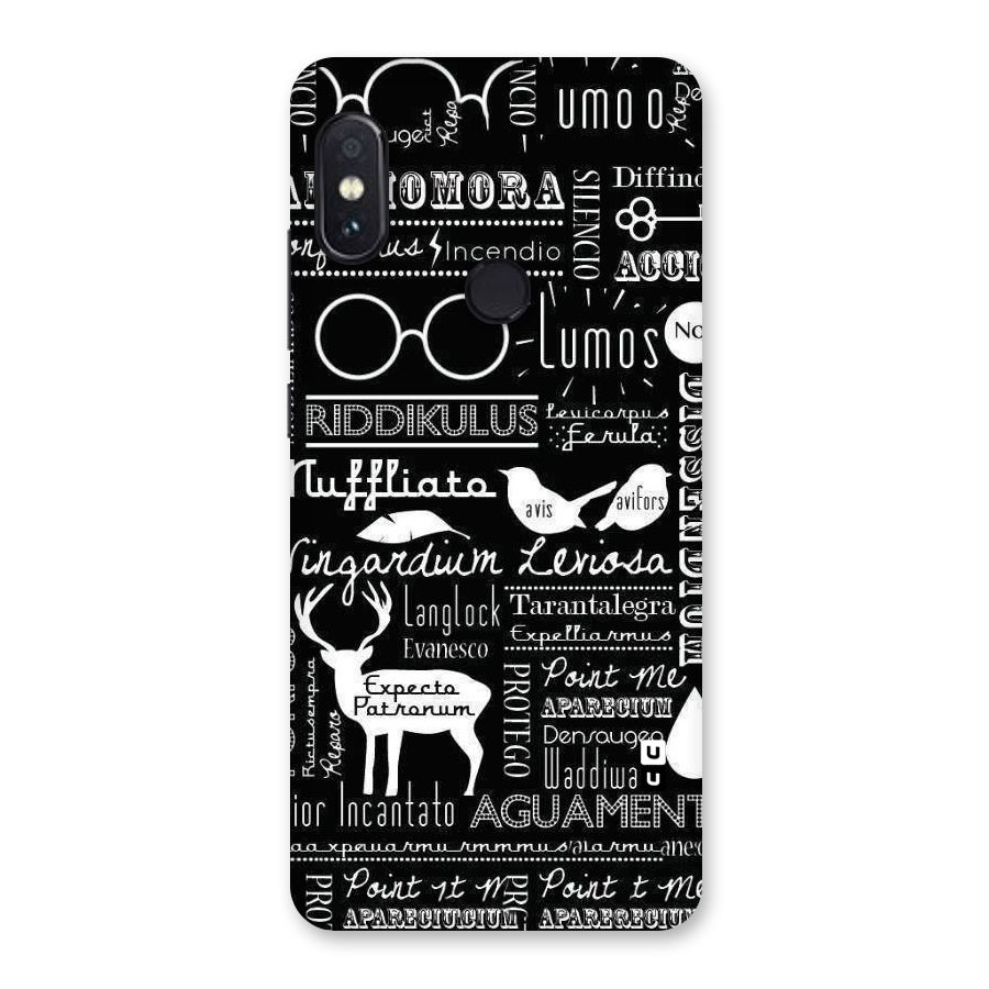 Deer Key Spell Back Case for Redmi Note 5 Pro