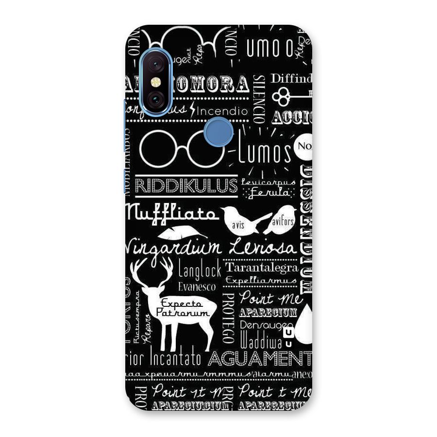 Deer Key Spell Back Case for Redmi Note 6 Pro