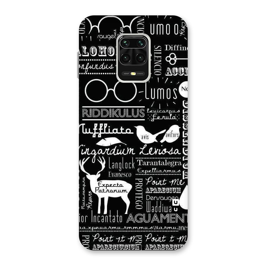 Deer Key Spell Back Case for Redmi Note 9 Pro
