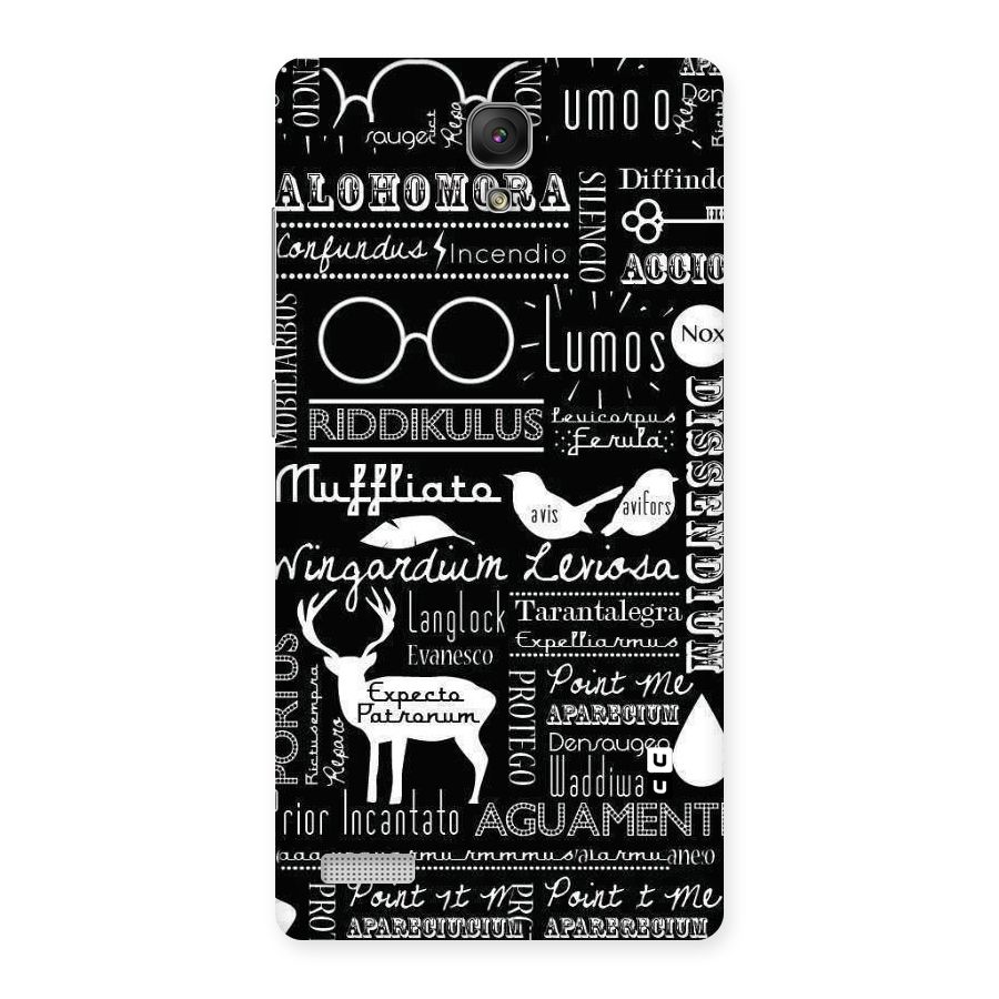 Deer Key Spell Back Case for Redmi Note Prime