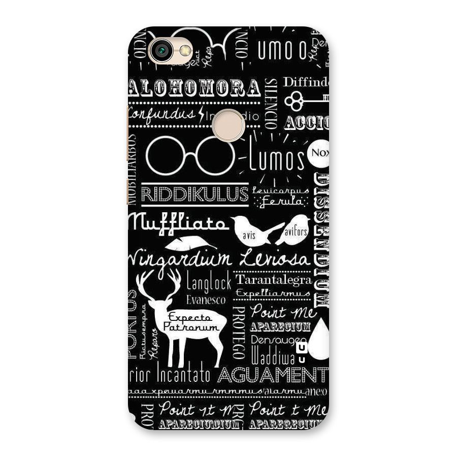 Deer Key Spell Back Case for Redmi Y1 2017