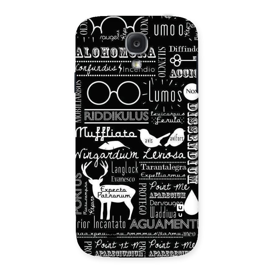 Deer Key Spell Back Case for Samsung Galaxy S4