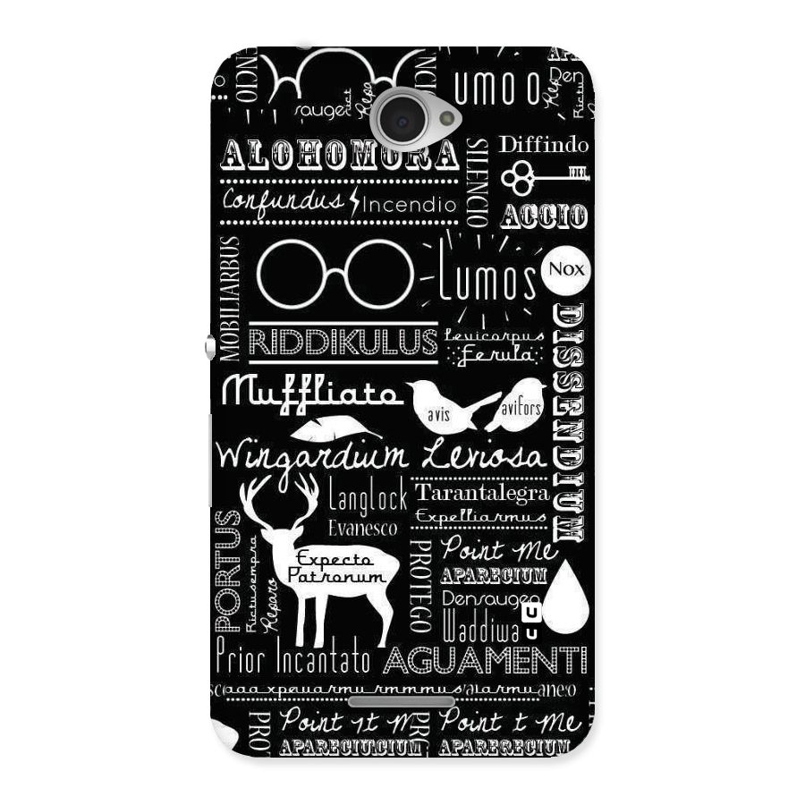 Deer Key Spell Back Case for Sony Xperia E4