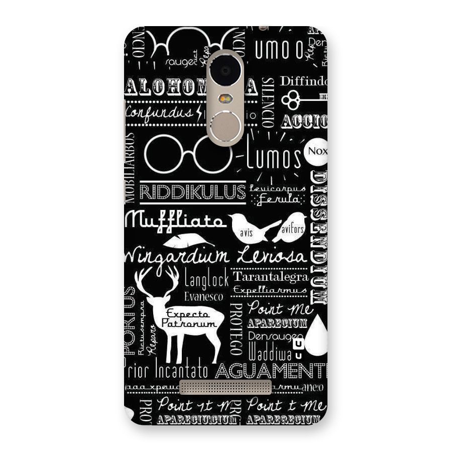 Deer Key Spell Back Case for Xiaomi Redmi Note 3