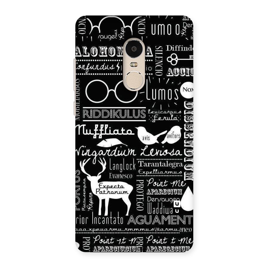 Deer Key Spell Back Case for Xiaomi Redmi Note 4