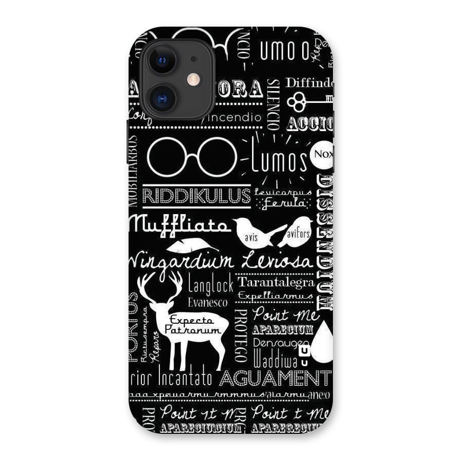 Deer Key Spell Back Case for iPhone 11