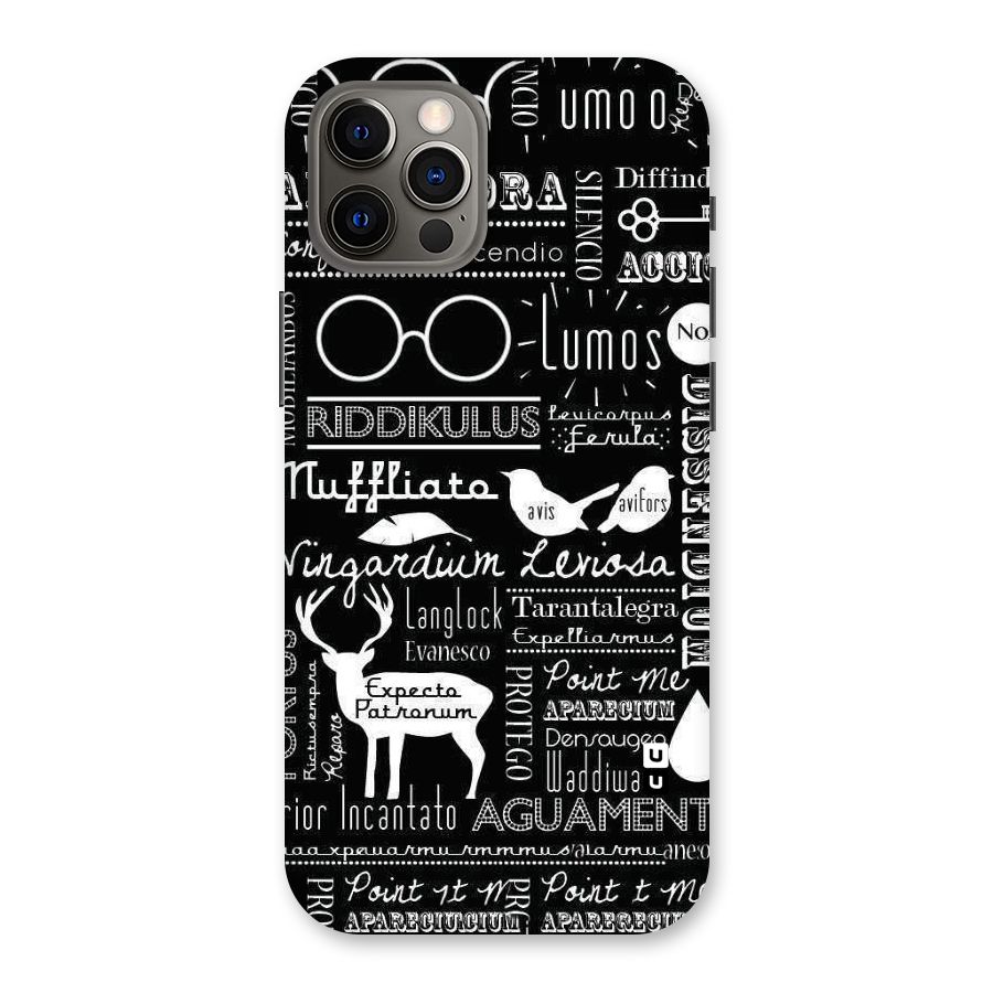 Deer Key Spell Back Case for iPhone 12 Pro