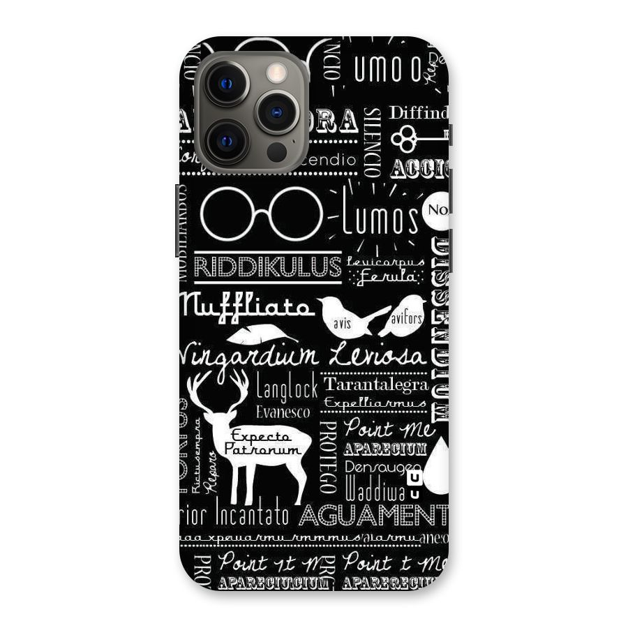 Deer Key Spell Back Case for iPhone 12 Pro Max