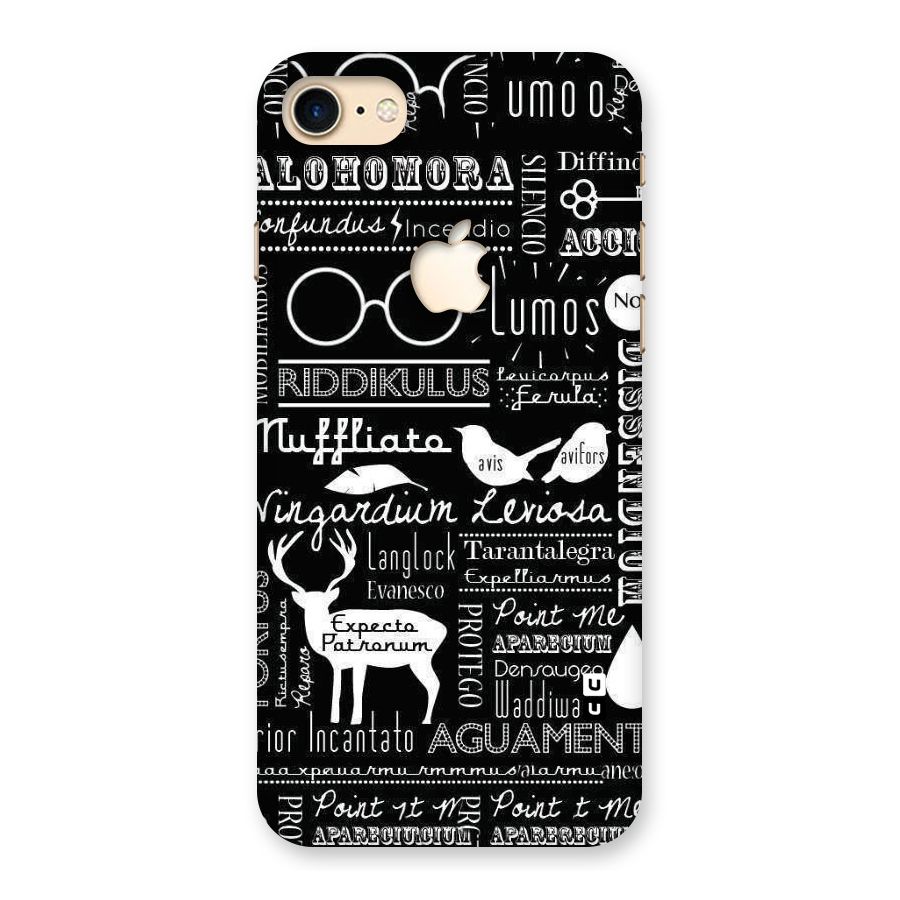Deer Key Spell Back Case for iPhone 7 Apple Cut
