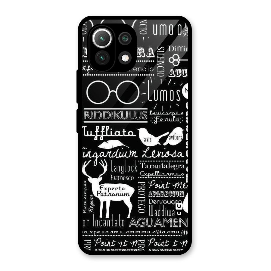 Deer Key Spell Glass Back Case for Mi 11 Lite
