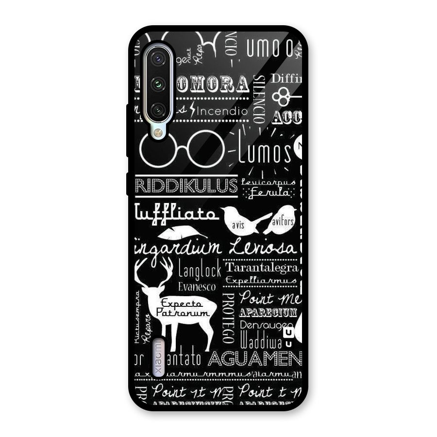 Deer Key Spell Glass Back Case for Mi A3