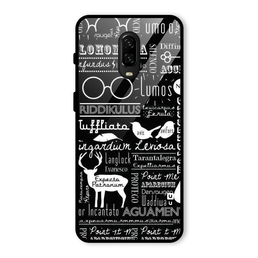 Deer Key Spell Glass Back Case for OnePlus 6T