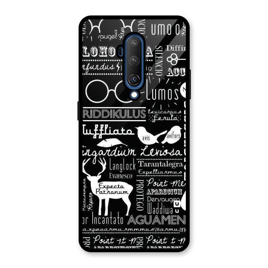 Deer Key Spell Glass Back Case for OnePlus 7T Pro