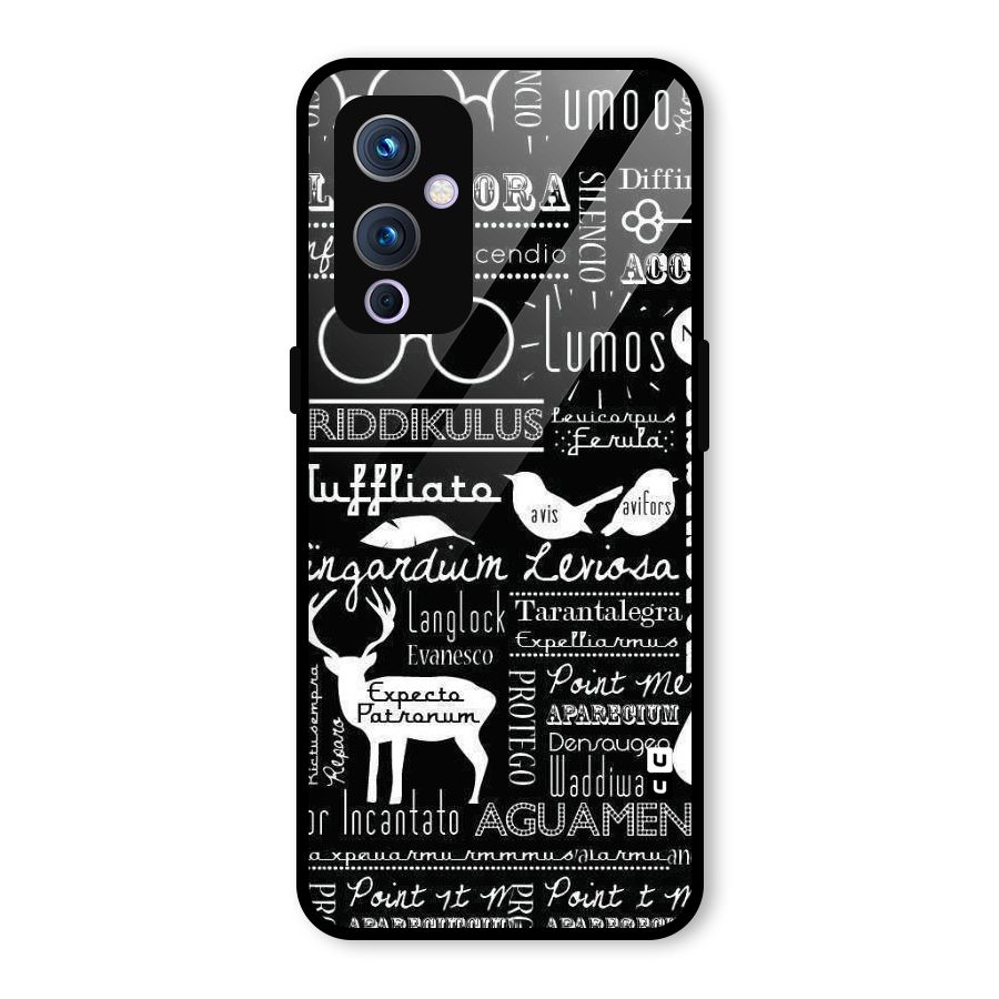 Deer Key Spell Glass Back Case for OnePlus 9